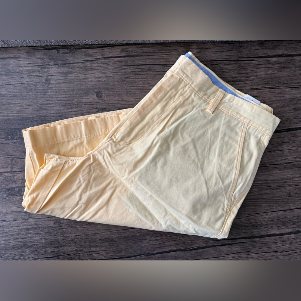 J. Crew Factory Light Yellow Chinos
Yellow 11’ Rivington Shorts Size 36W